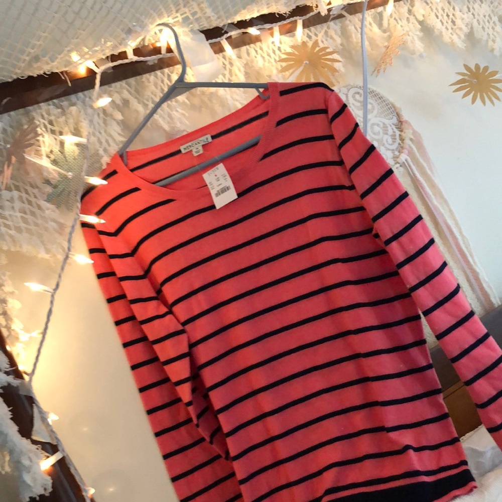 J Crew striped knit sweater (NWT)
